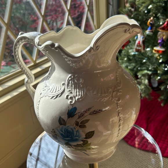 Vintage Extra Large Ceramic Pitcher Vase Container - Picture 3 of 8